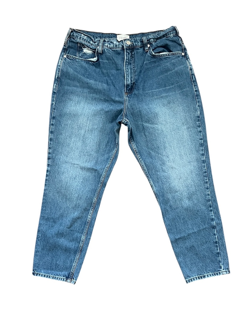 Frame Denim Blue Men’s High-Rise Straight Jeans Size 32